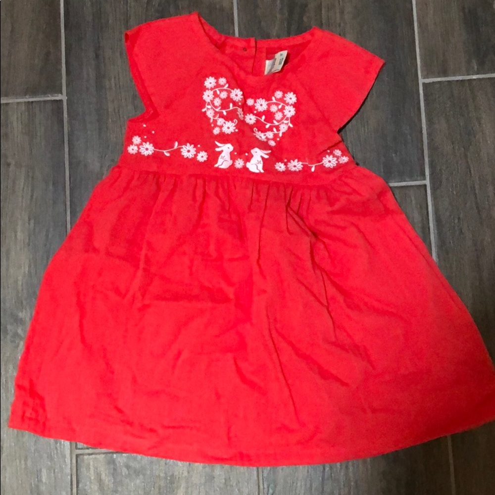 Red dress 3 T never been worn